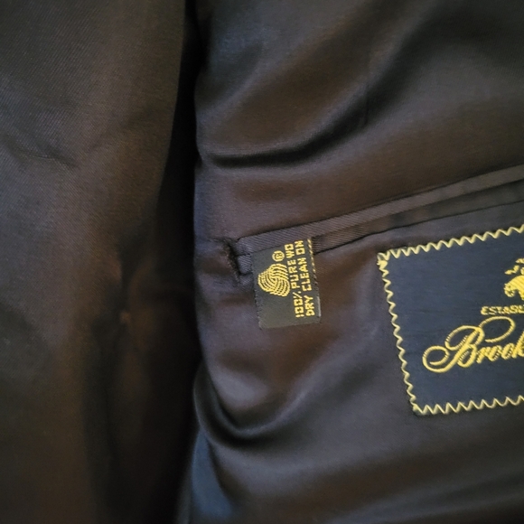 Brooks Brothers Men's Formal Gray Preppy Blazer Jacket. Size 46R Old Money - Picture 5 of 7